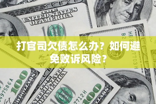 武汉打官司欠债怎么办？如何避免败诉风险？