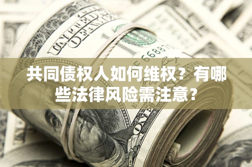 武汉共同债权人如何维权？有哪些法律风险需注意？
