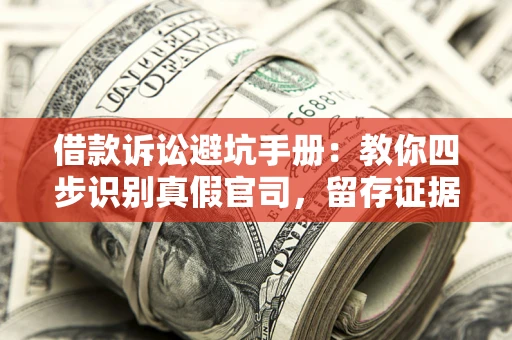 武汉借款诉讼避坑手册：教你四步识别真假官司，留存证据不踩雷