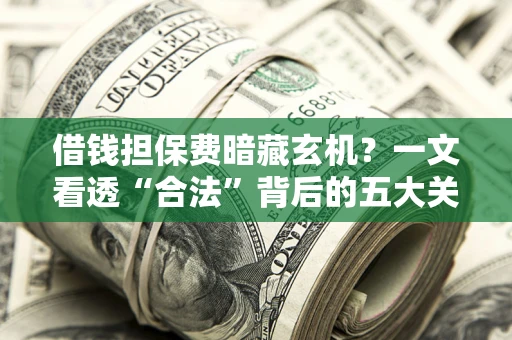 武汉借钱担保费暗藏玄机？一文看透“合法”背后的五大关键陷阱