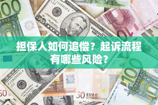 武汉担保人如何追偿？起诉流程有哪些风险？